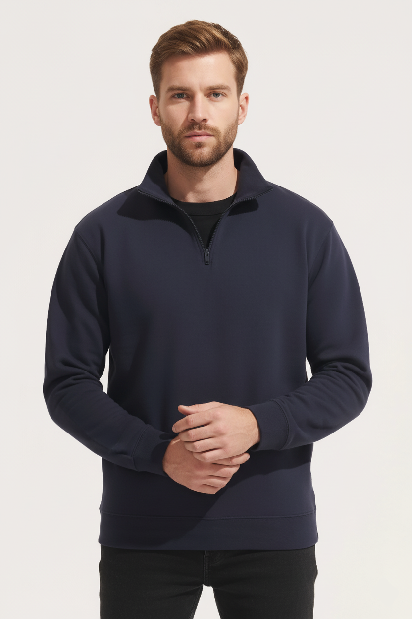 Half zip one